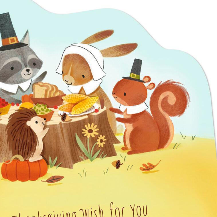 Hallmark All The Joys Of The Season Thanksgiving Card From Us