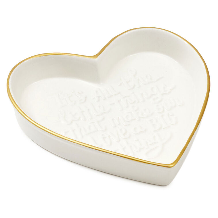 hallmark All the Little Things Heart-Shaped Trinket Dish