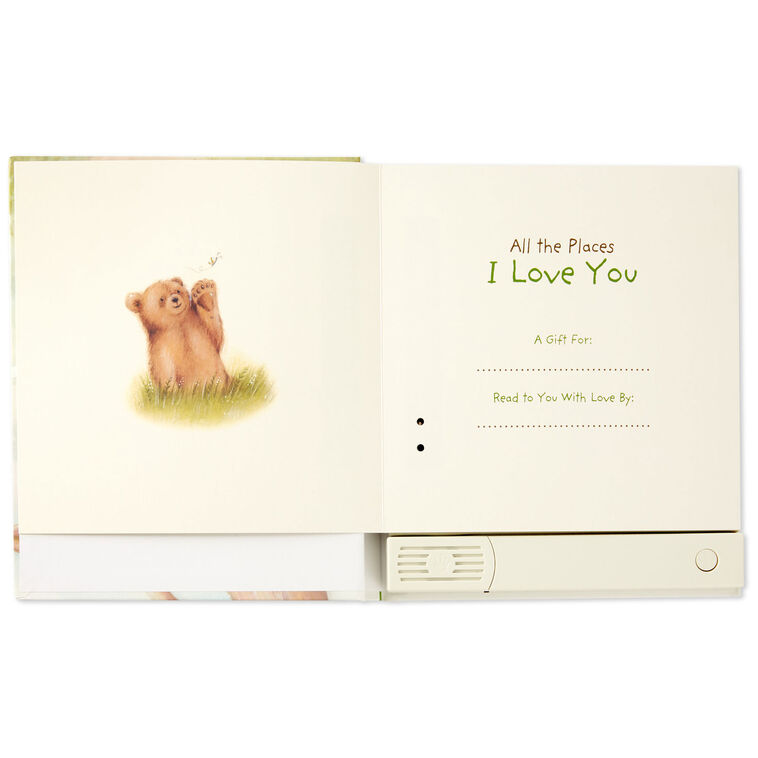 Hallmark All The Places I Love You Recordable Storybook With Music