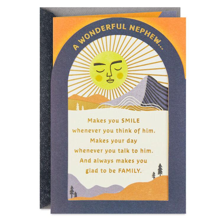 hallmark All the Reasons You're Loved Birthday Card for Nephew