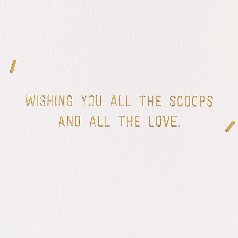 Hallmark All The Scoops And All The Love Birthday Card