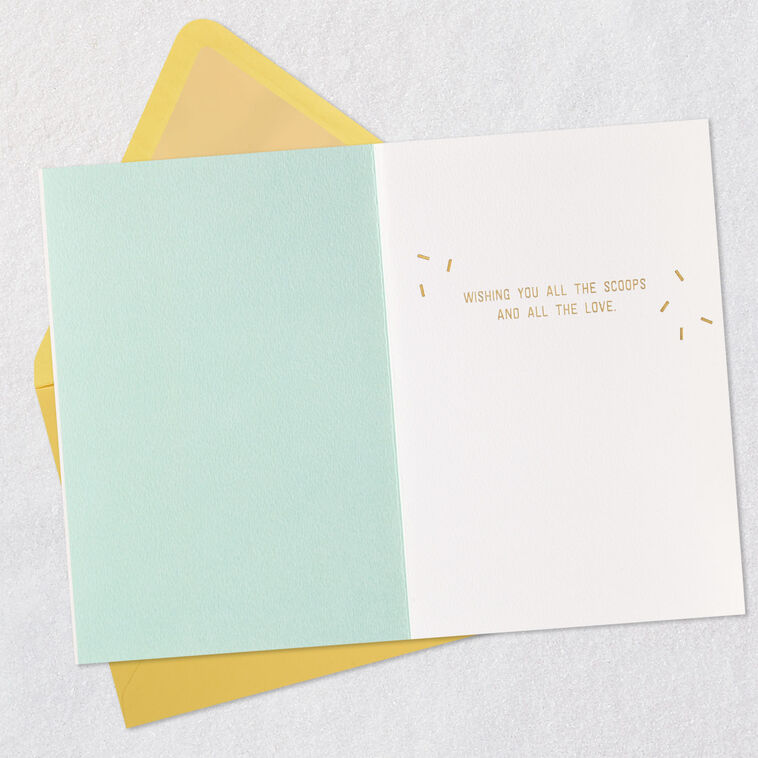 Hallmark All The Scoops And All The Love Birthday Card