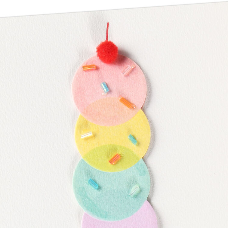 Hallmark All The Scoops And All The Love Birthday Card