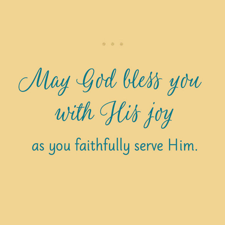 Hallmark All The Ways Religious Clergy Appreciation Card