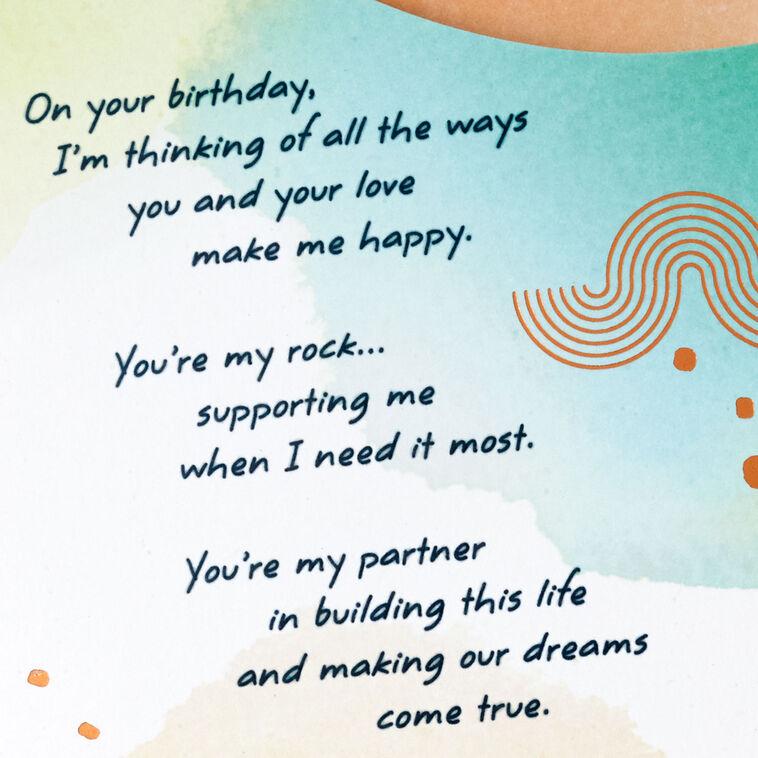 Hallmark All The Ways You Make Me Happy Birthday Card For Spouse