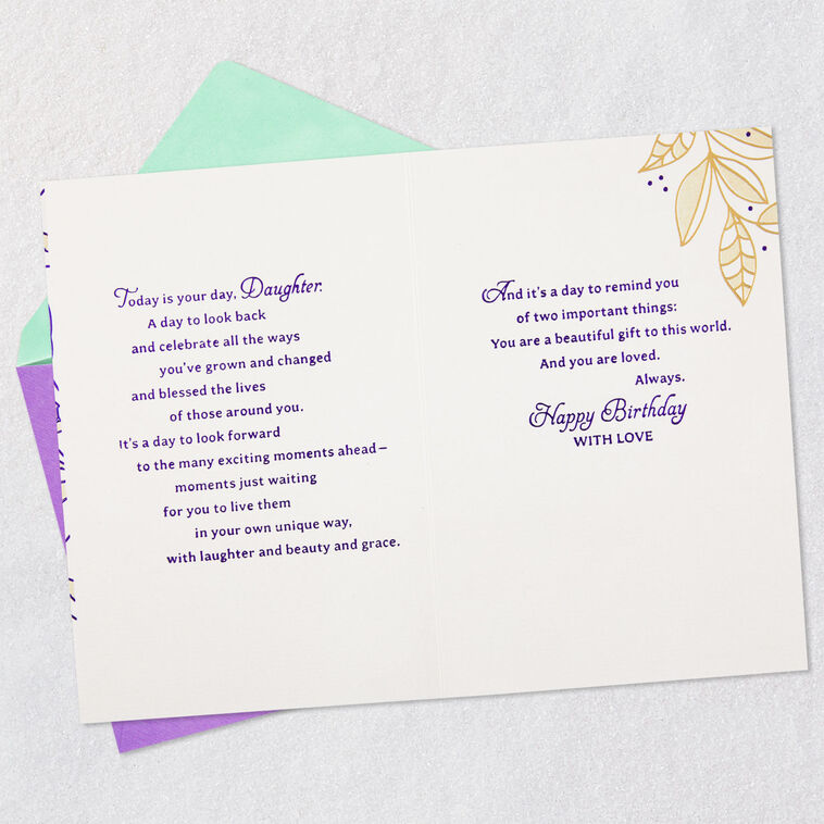 Hallmark All The Ways You've Grown Birthday Card For Daughter