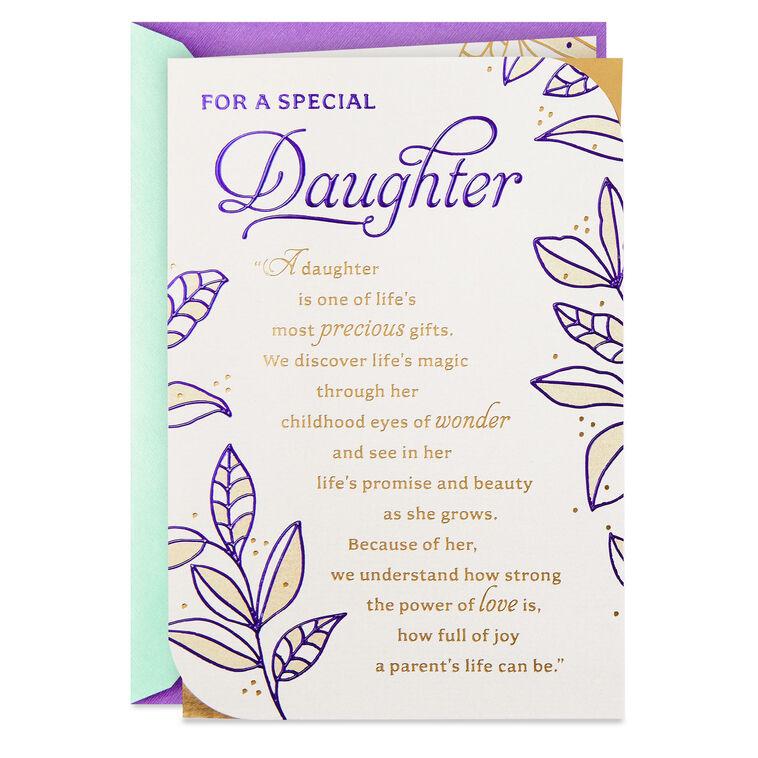 hallmark All the Ways You've Grown Birthday Card for Daughter