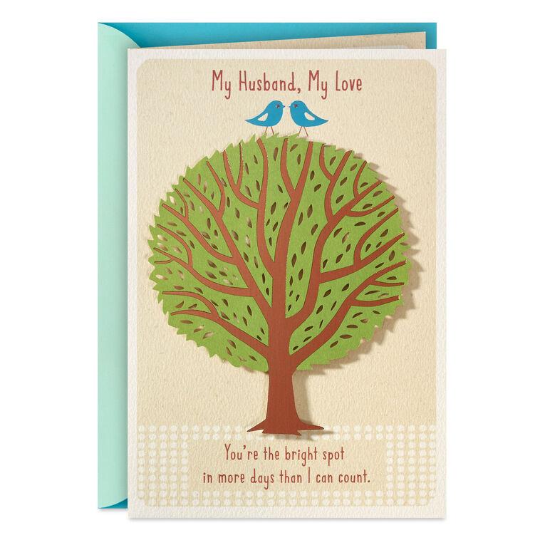 hallmark All the Wonderful Things You Are to Me Romantic Birthday Card for Husband