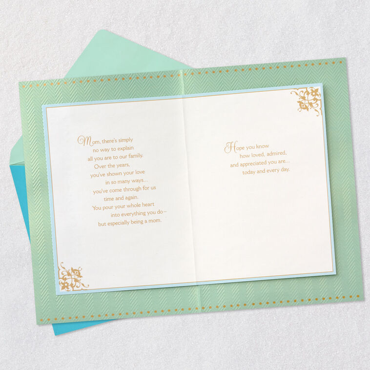 Hallmark All You Are To Our Family Birthday Card For Mom