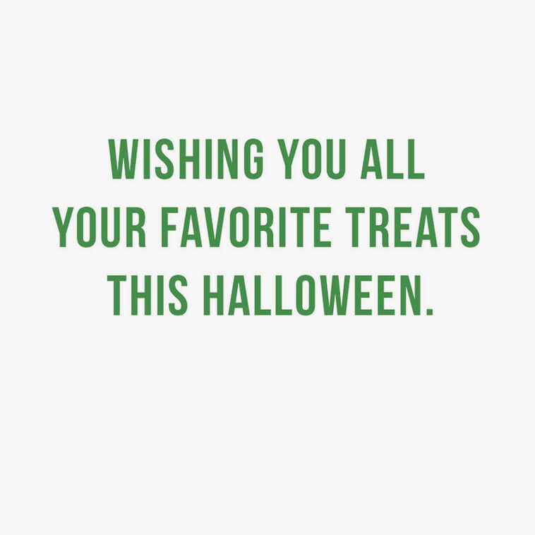 Hallmark All Your Favorite Treats Funny Halloween Card