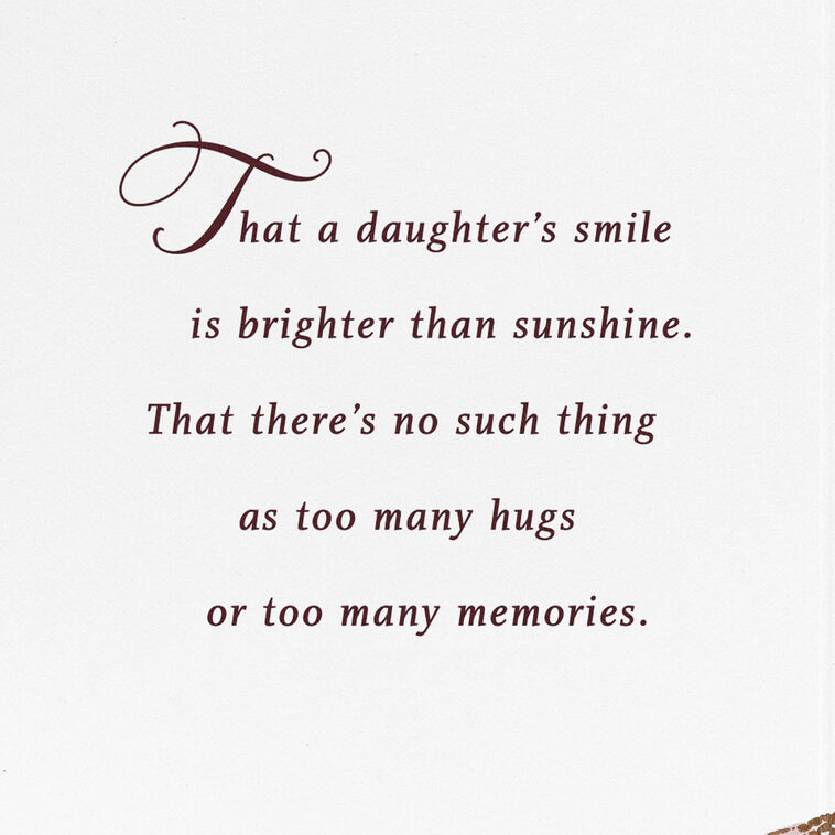 Hallmark Always Be My Little Girl Birthday Card For Daughter