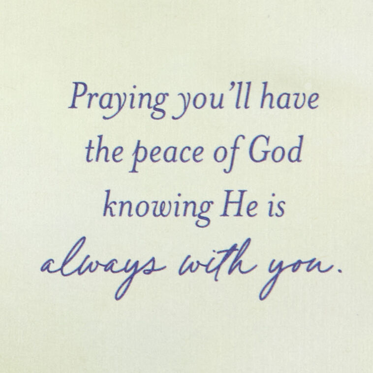 Hallmark Always Believe Trust And Hope Religious Encouragement Card