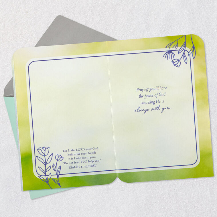 Hallmark Always Believe Trust And Hope Religious Encouragement Card