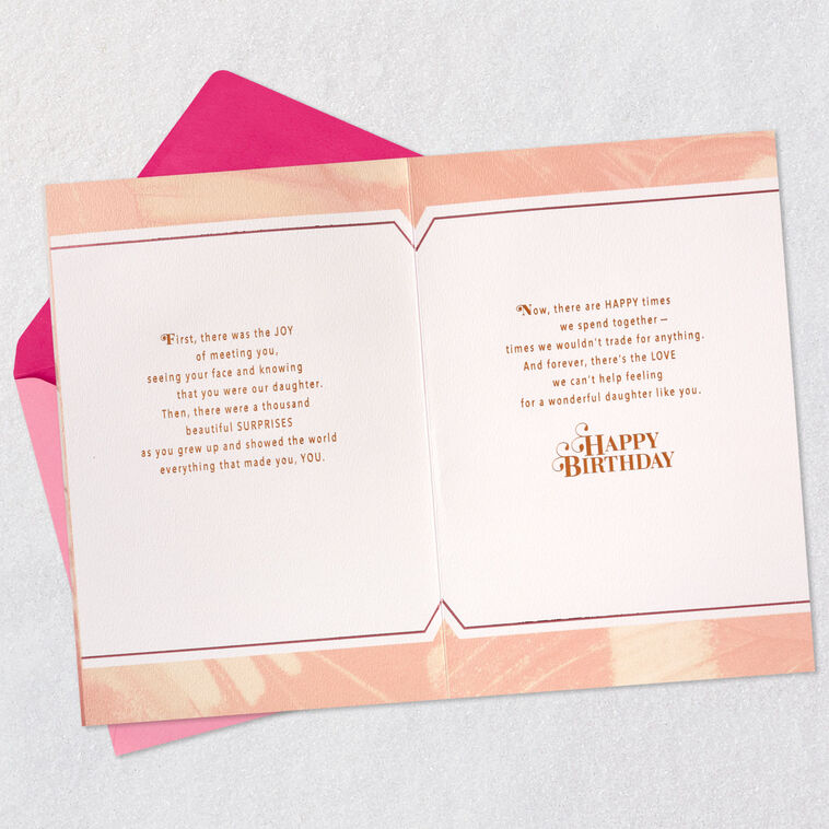 Hallmark Always Loving You Birthday Card For Daughter From Us