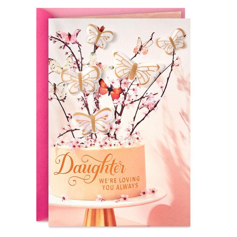 hallmark Always Loving You Birthday Card for Daughter from Us