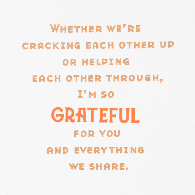 Hallmark Always Thankful For You Thanksgiving Card For Sister
