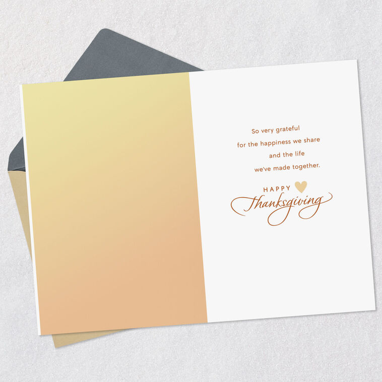 Hallmark Always Thankful To Be Yours Thanksgiving Card For Wife