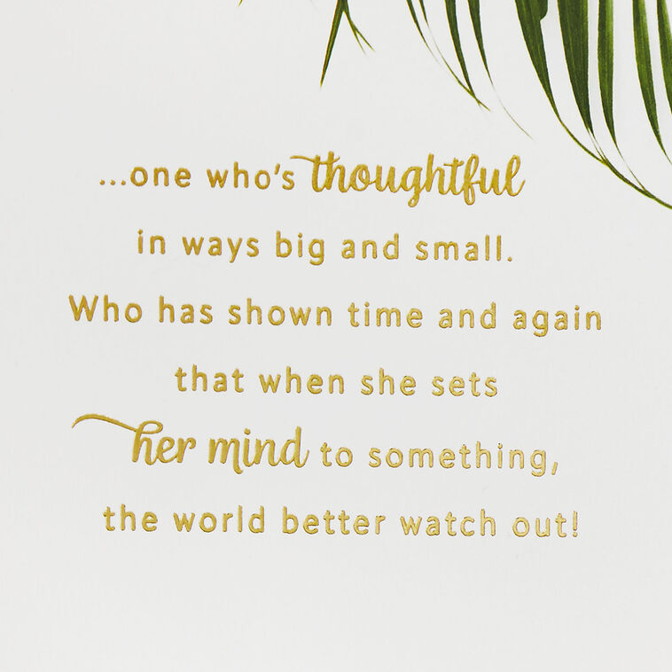 Hallmark Amazing Inspiring Woman Birthday Card For Her