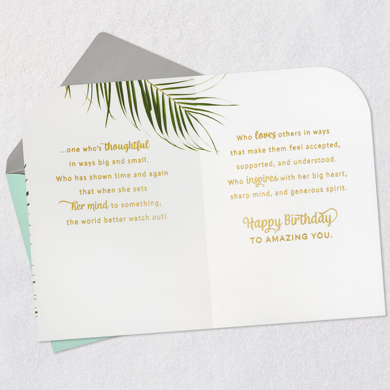 Hallmark Amazing Inspiring Woman Birthday Card For Her