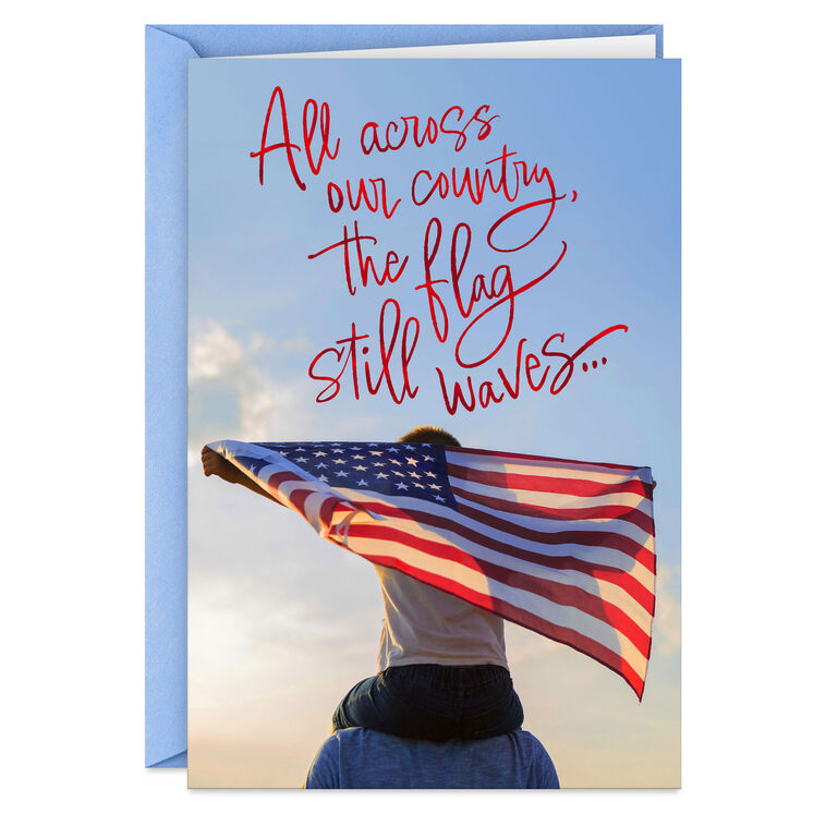 hallmark America Stands Together Patriotic Thank-You Card