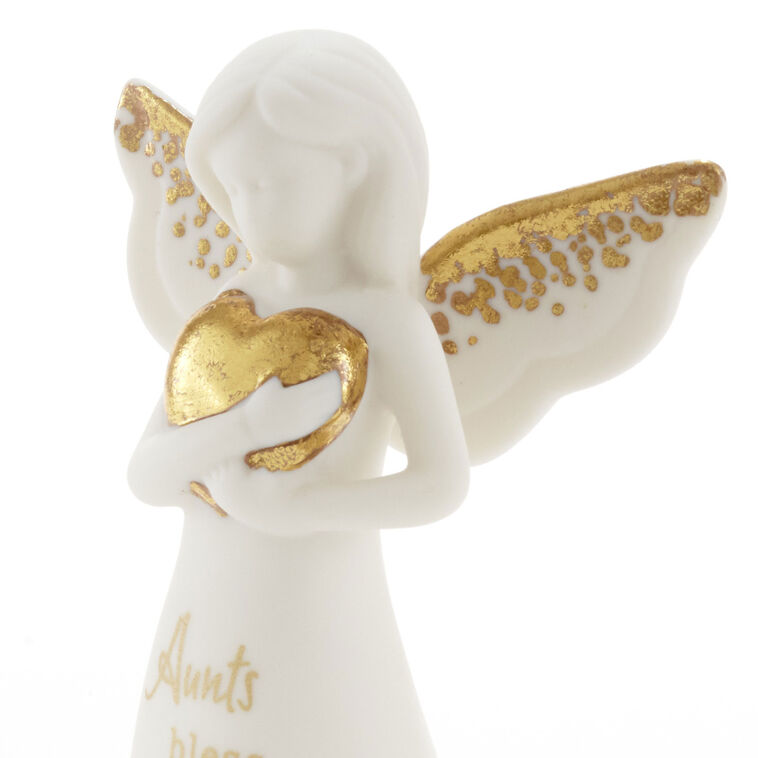 Hallmark An Aunt's Blessings Mini Angel Figurine 3.8"
