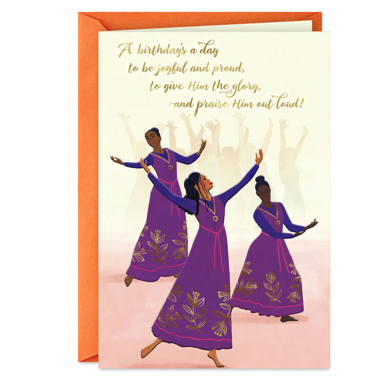 hallmark Another Blessed and Highly Favored Year Birthday Card