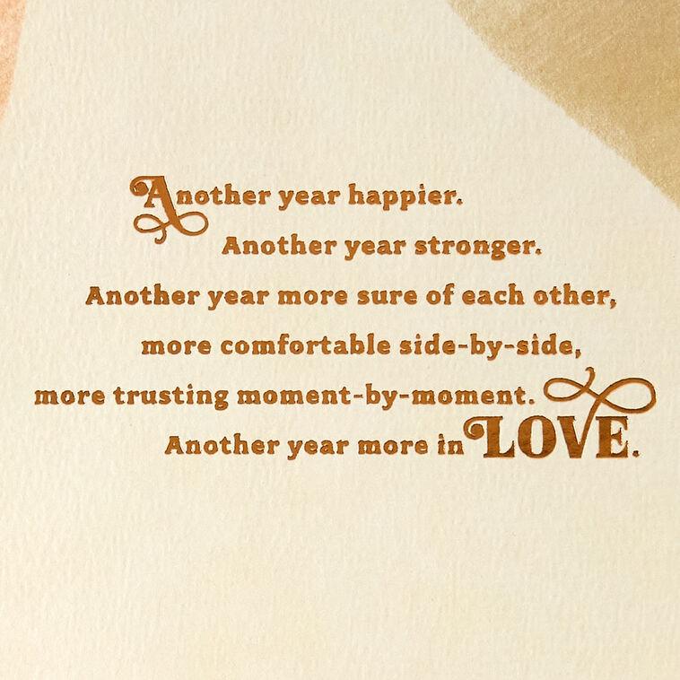Hallmark Another Year Happier And Stronger 20th Anniversary Card