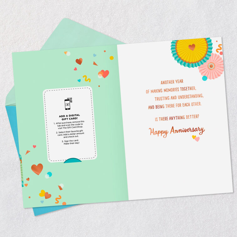 Hallmark Another Year Of Love Gift Card Greeting Anniversary Card