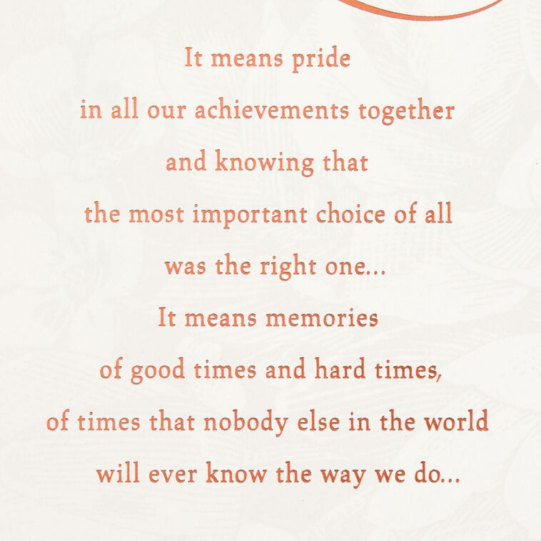 Hallmark Another Year Of Loving You 30th Anniversary Card