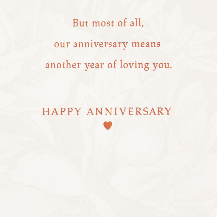 Hallmark Another Year Of Loving You 30th Anniversary Card