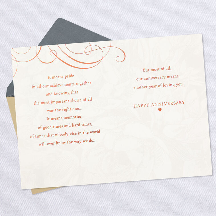 Hallmark Another Year Of Loving You 30th Anniversary Card