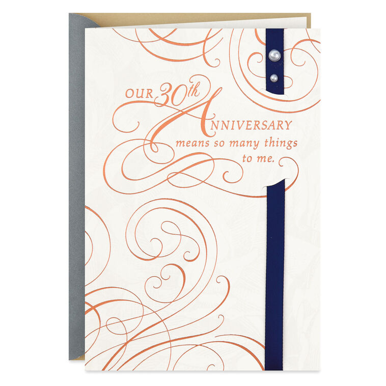 hallmark Another Year of Loving You 30th Anniversary Card