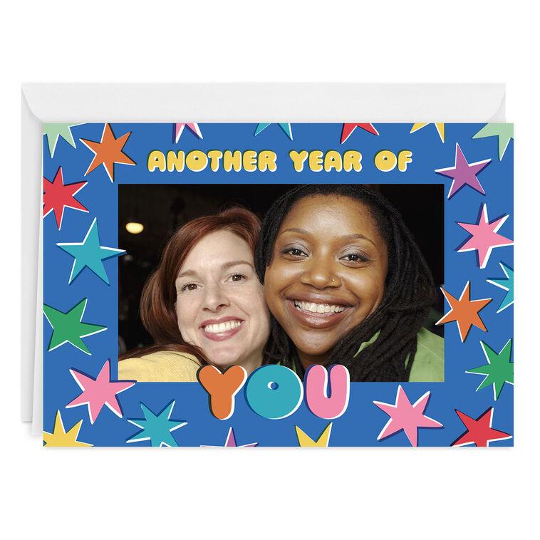 hallmark Another Year of You Bright Stars Custom Birthday Card