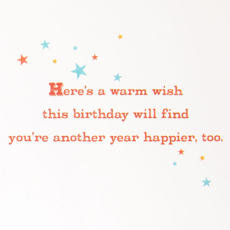 Hallmark Another Year Older Wiser And Better Birthday Card