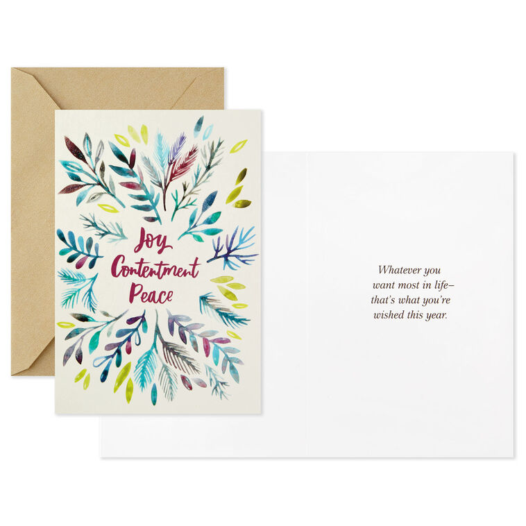Hallmark Apples And Leaves Rosh Hashanah Cards Pack Of 6