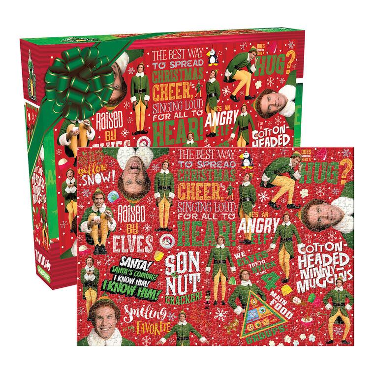 hallmark Aquarius Elf Christmas Cheer 1000-Piece Jigsaw Puzzle