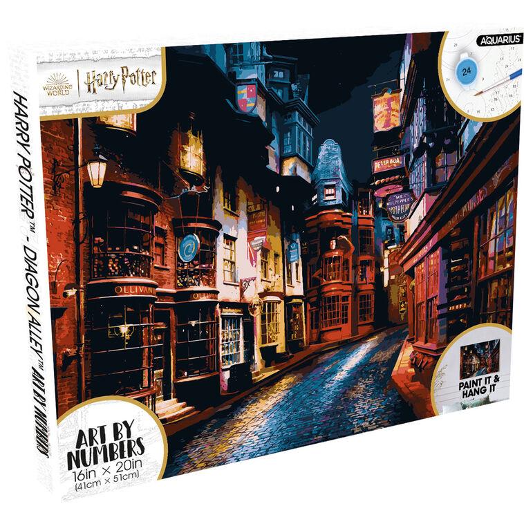 hallmark Aquarius Harry Potter Diagon Alley Art by Numbers Painting Kit