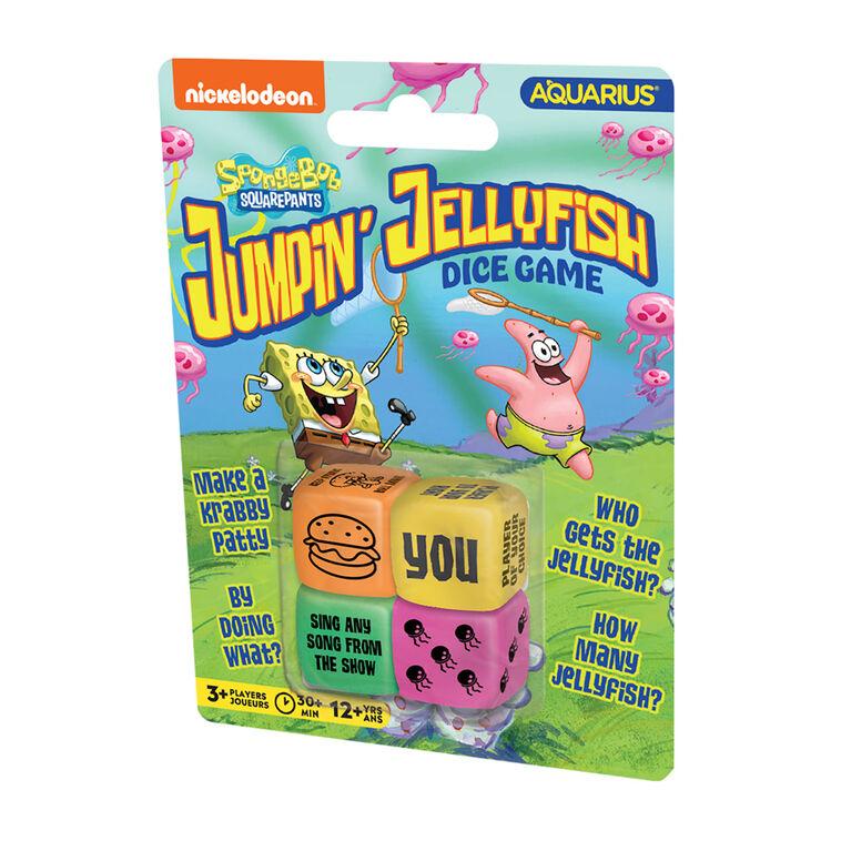 hallmark Aquarius SpongeBob SquarePants Jumpin' Jellyfish Dice Game