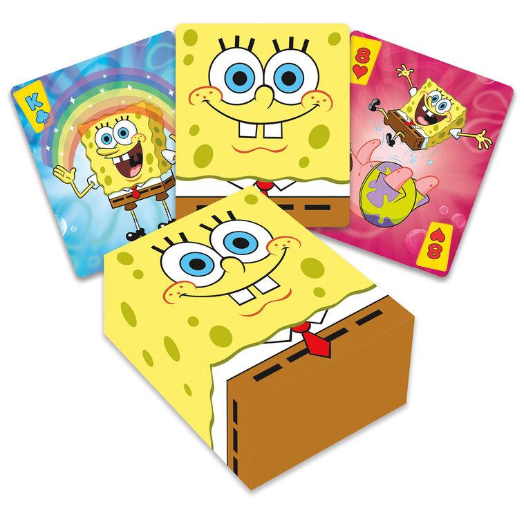 hallmark Aquarius SpongeBob SquarePants Premium Playing Cards