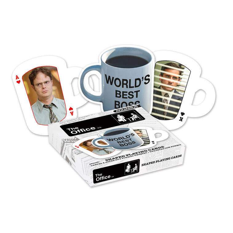 hallmark Aquarius The Office Mug-Shaped Playing Cards