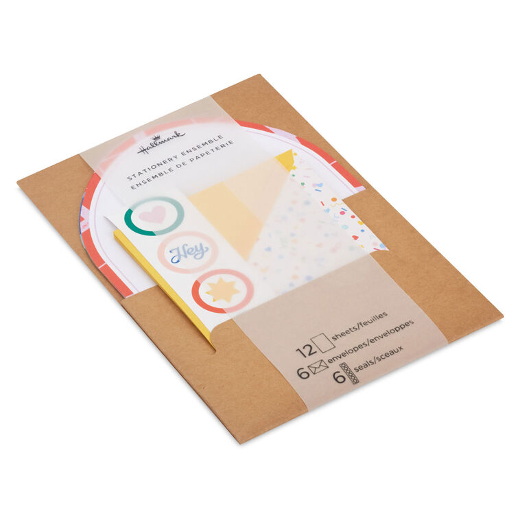 Hallmark Arched Waves And Frames Stationery Set 12 Sheets