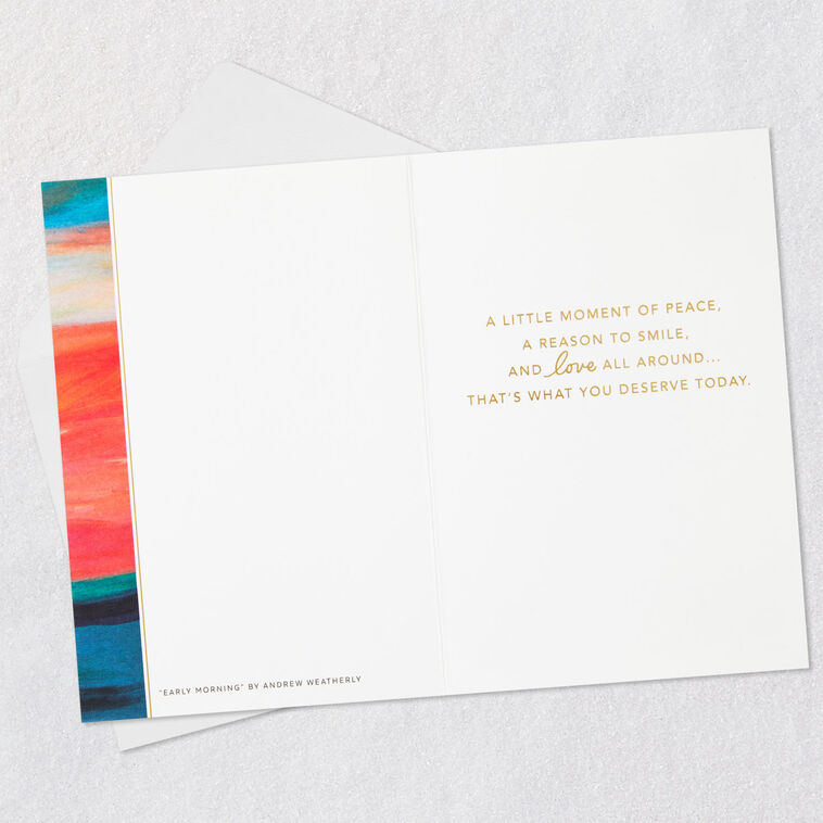 Hallmark ArtLifting All Good Things Encouragement Card