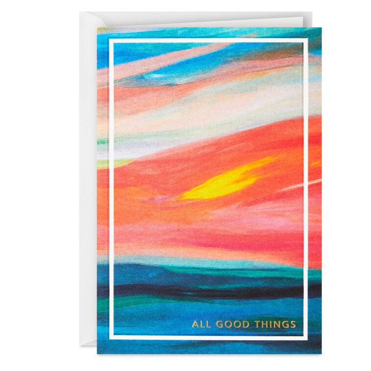 hallmark ArtLifting All Good Things Encouragement Card