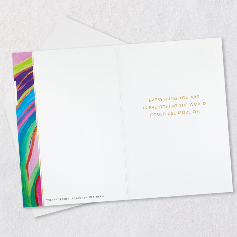 Hallmark ArtLifting Everything You Are Encouragement Card