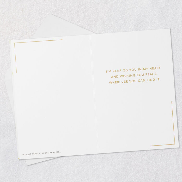 Hallmark ArtLifting Keeping You In My Heart Sympathy Card
