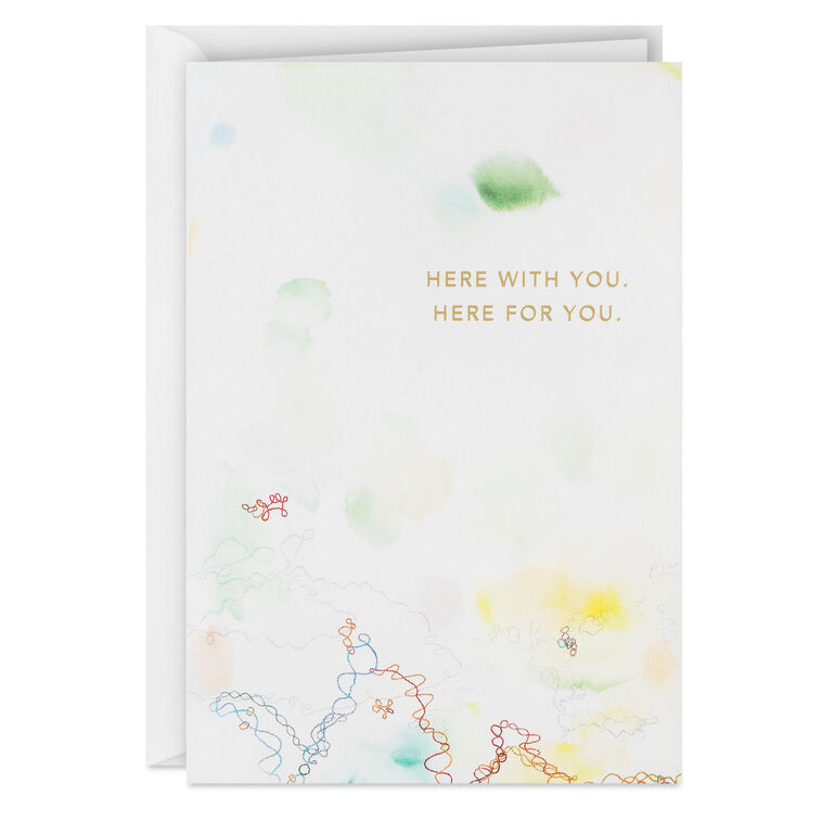 hallmark ArtLifting Keeping You in My Heart Sympathy Card