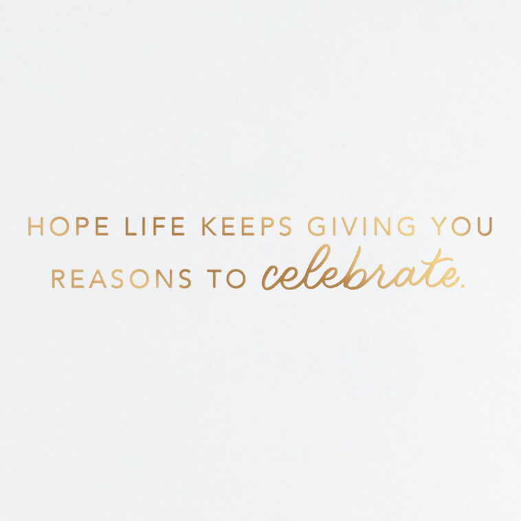 Hallmark ArtLifting Reasons To Celebrate Congratulations Card