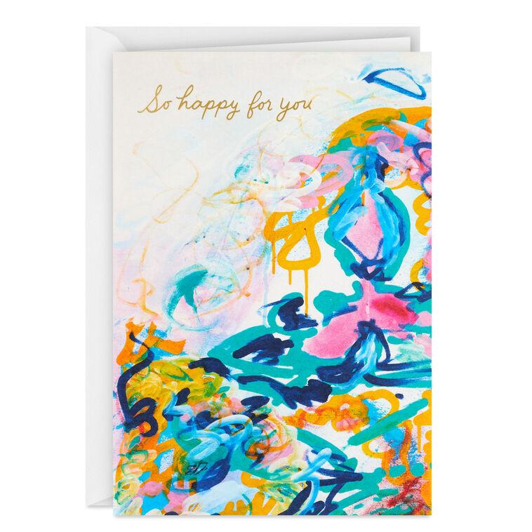 hallmark ArtLifting Reasons to Celebrate Congratulations Card
