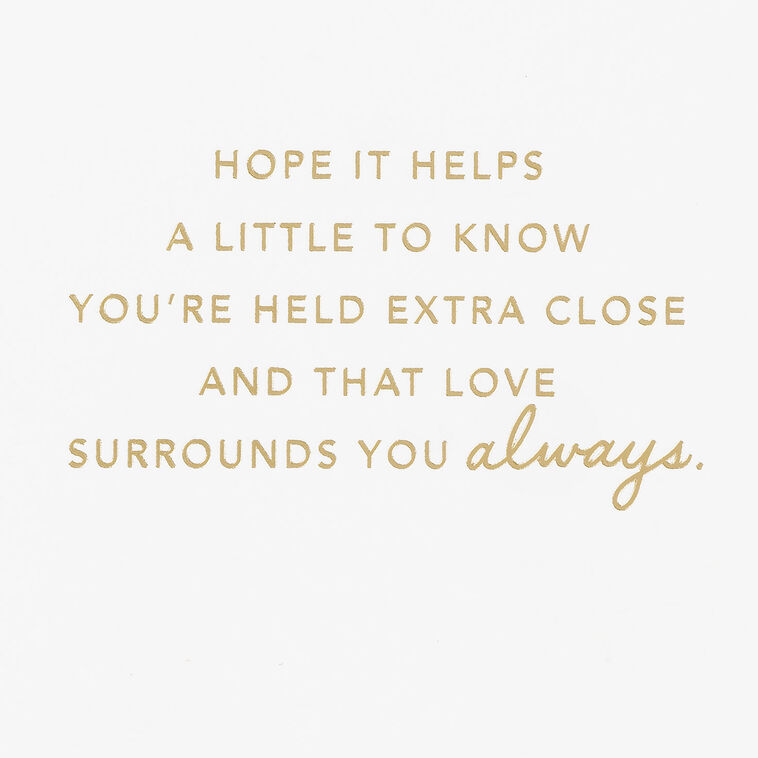 Hallmark ArtLifting Remembered And Loved Sympathy Card