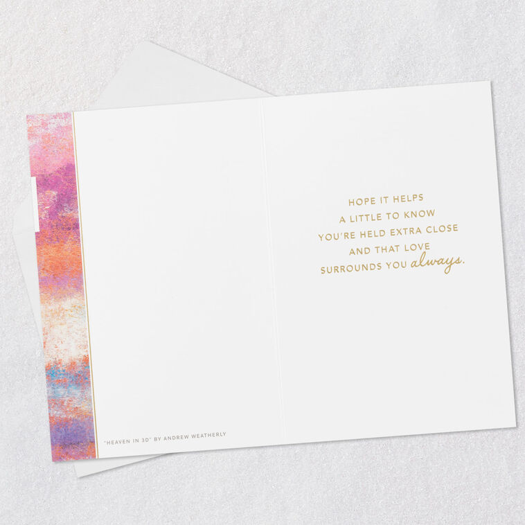Hallmark ArtLifting Remembered And Loved Sympathy Card